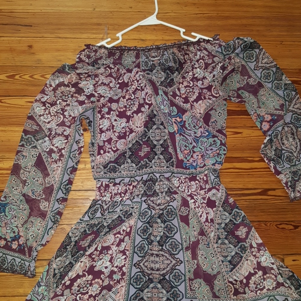 Paisley Printed Dress